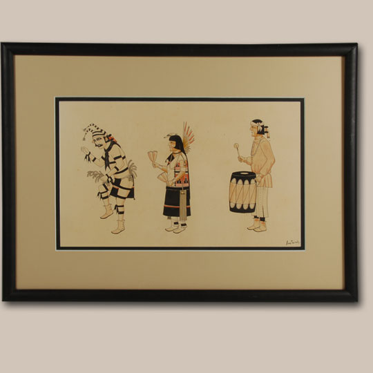 Awa Tsireh Painting - C3814A